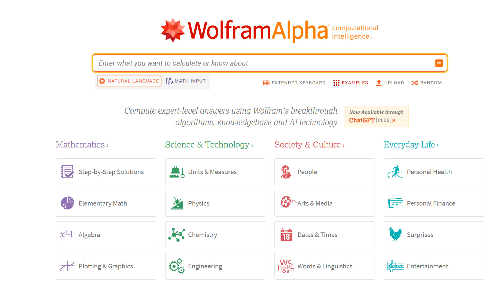 WolframAlpha