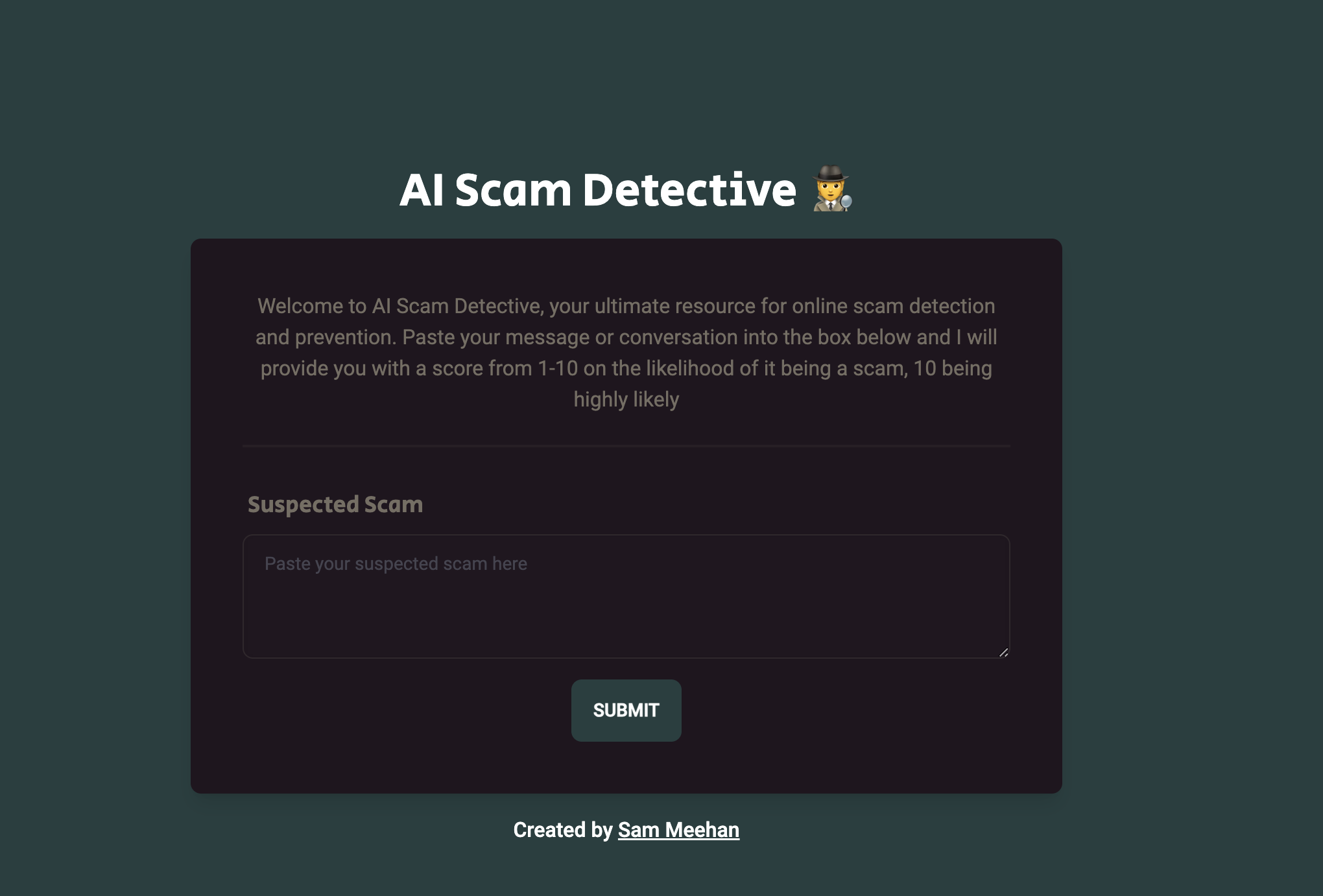 Ai scam detective