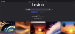 Lexica search engine